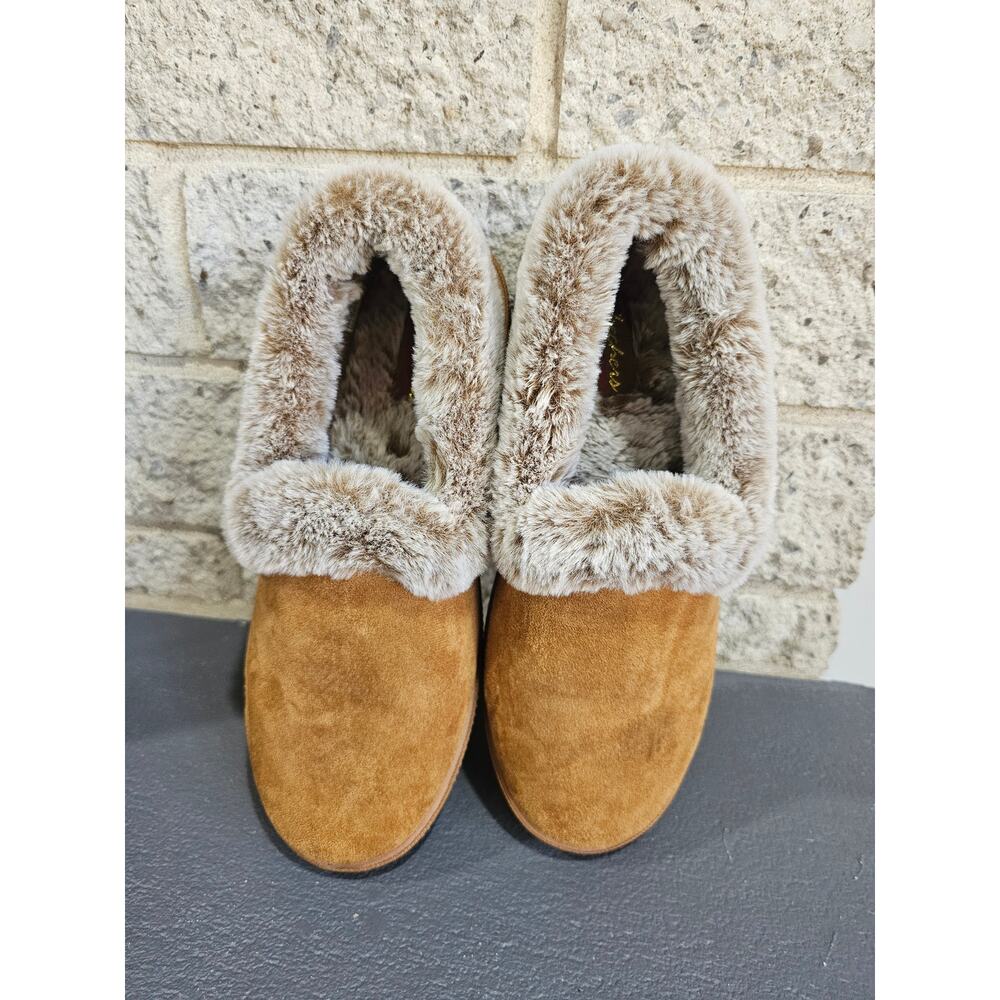 Skechers Women's Cozy Campfire Slippers, Chestnut Brown,  Faux Fur Lining Sz 8.5 - Picture 7 of 10